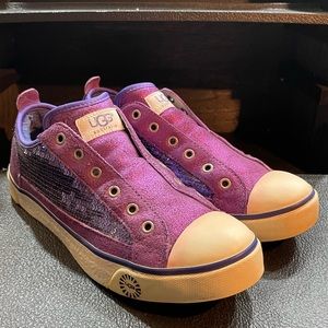 Uggs Women’s Laela Sparkles Sequin SlipOn Sneaker sz 7.5